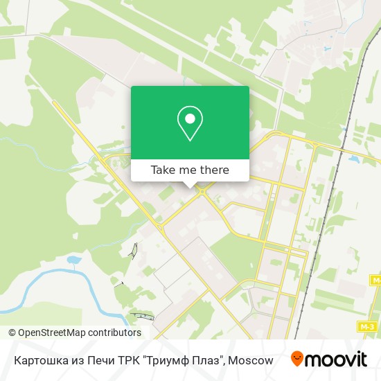 Картошка из Печи ТРК "Триумф Плаз" map