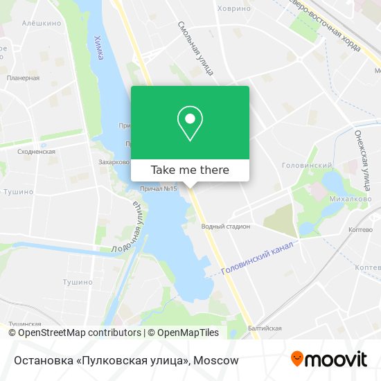 Остановка «Пулковская улица» map