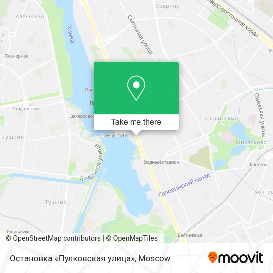 Остановка «Пулковская улица» map