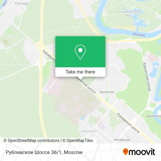 Рублевское Шоссе 36/1 map