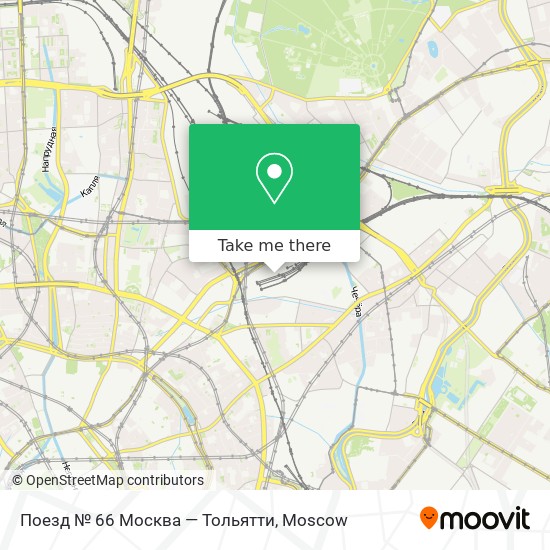 Поезд № 66 Москва — Тольятти map