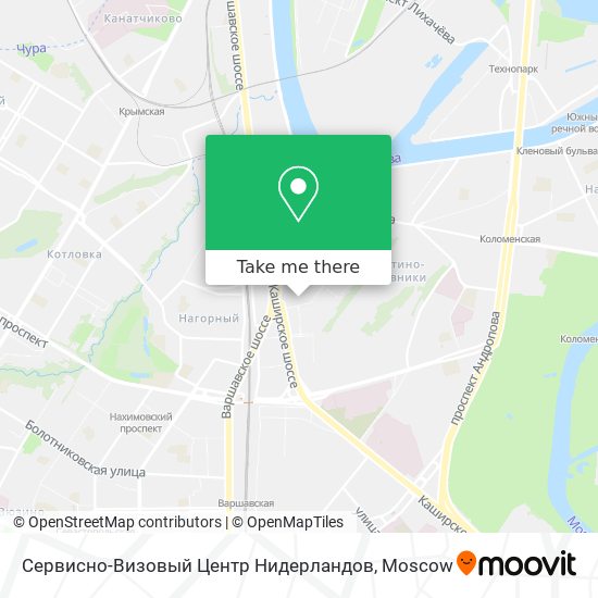 Сервисно-Визовый Центр Нидерландов map