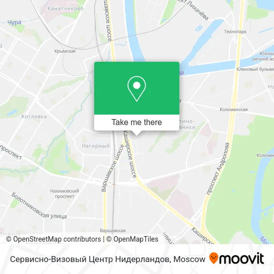 Сервисно-Визовый Центр Нидерландов map