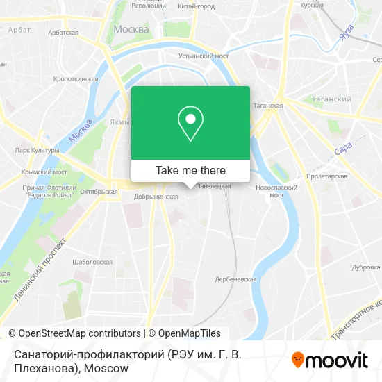 Санаторий-профилакторий (РЭУ им. Г. В. Плеханова) map