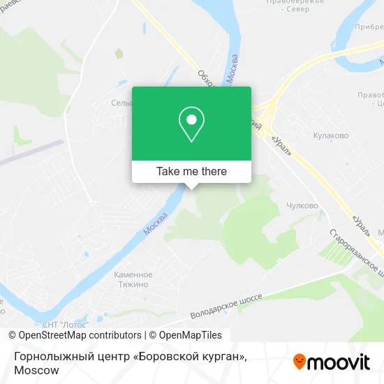 Горнолыжный центр «Боровской курган» map