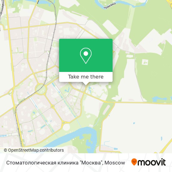 Стоматологическая клиника "Москва" map