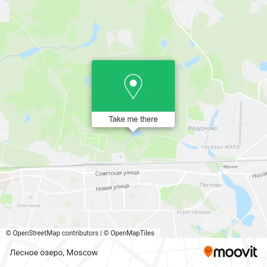 Лесное озеро map