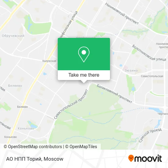 АО НПП Торий map