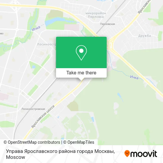 Управа Ярославского района города Москвы map