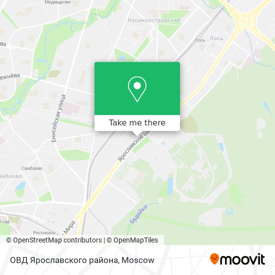 ОВД Ярославского района map