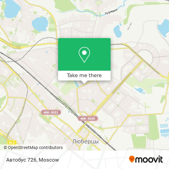 Автобус 726 map