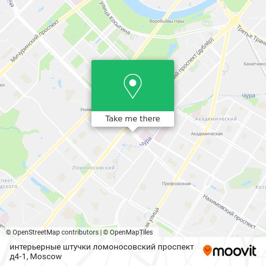 интерьерные штучки ломоносовский проспект д4-1 map