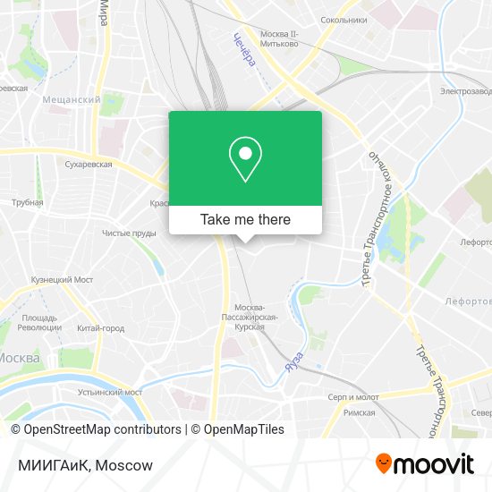 МИИГАиК map