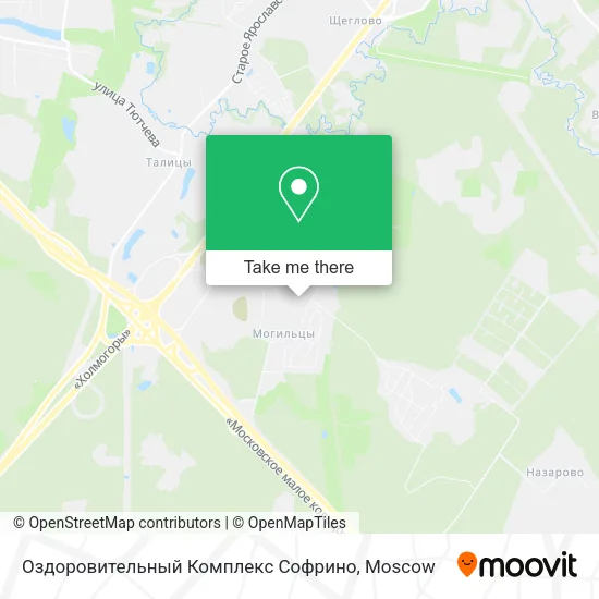 Оздоровительный Комплекс Софрино map
