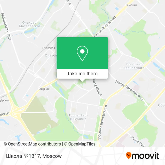 Школа №1317 map