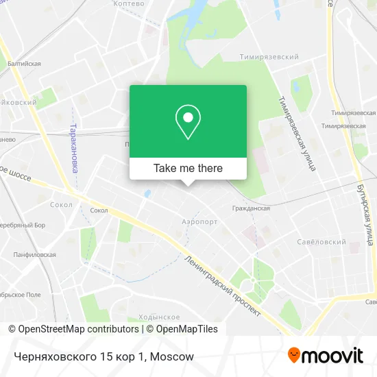 Черняховского 15 кор 1 map
