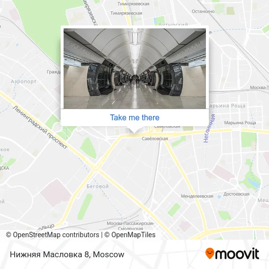 Нижняя Масловка 8 map