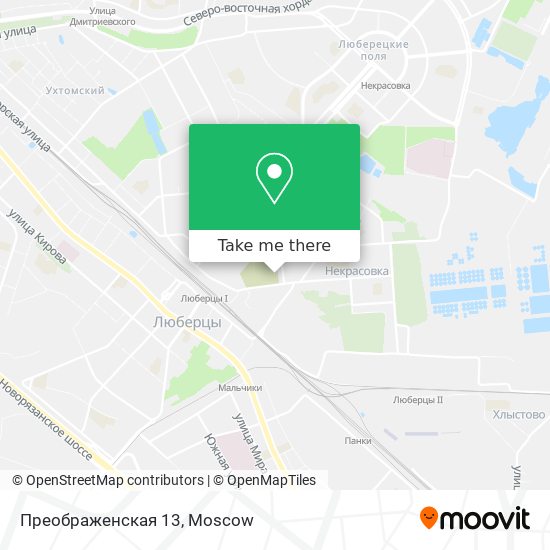 Преображенская 13 map
