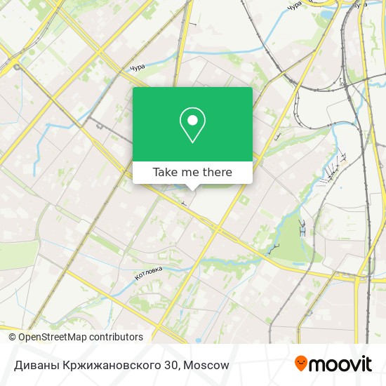 Диваны Кржижановского 30 map