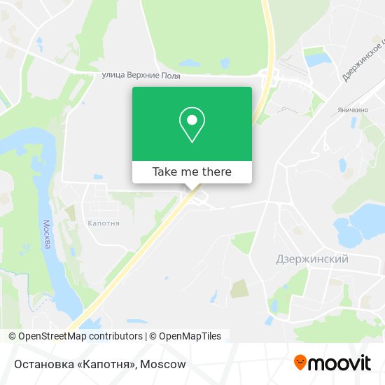 Остановка «Капотня» map