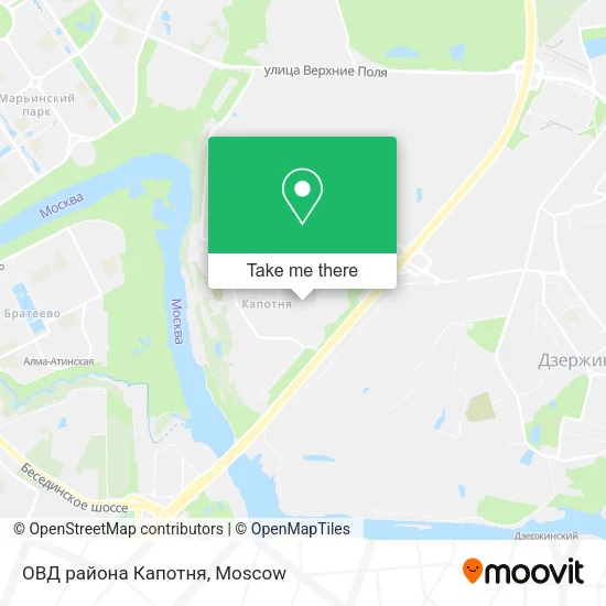 ОВД района Капотня map