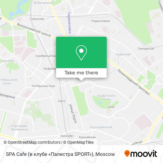 SPA Cafe (в клубе «Палестра SPORT») map