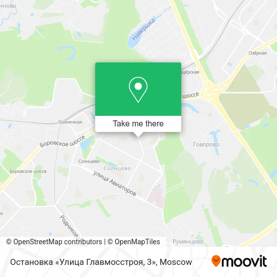 Остановка «Улица Главмосстроя, 3» map