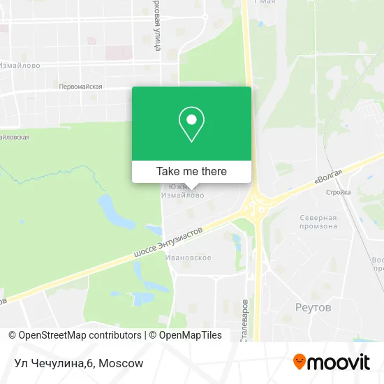 Ул Чечулина,6 map