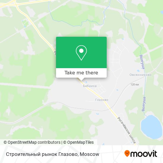 Строительный рынок Глазово map
