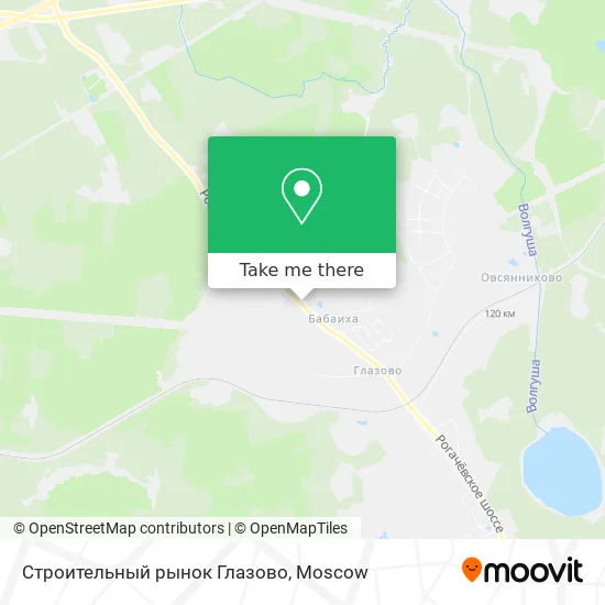 Строительный рынок Глазово map