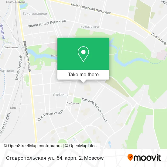 Ставропольская ул., 54, корп. 2 map