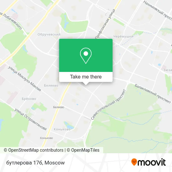 бутлерова 17б map