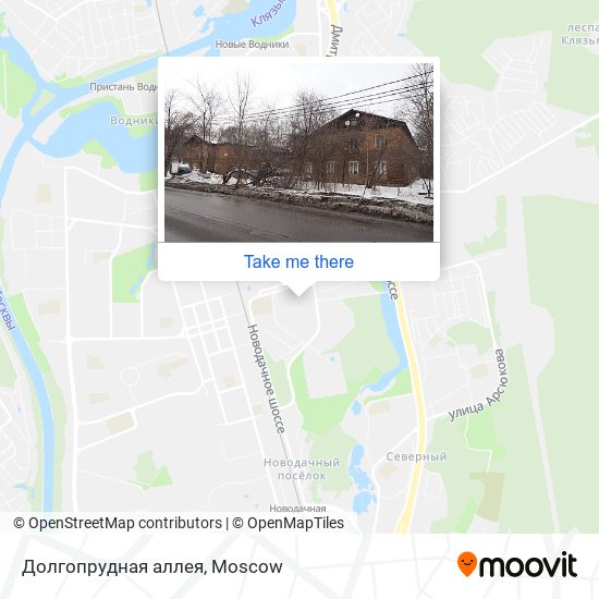 Долгопрудная аллея map