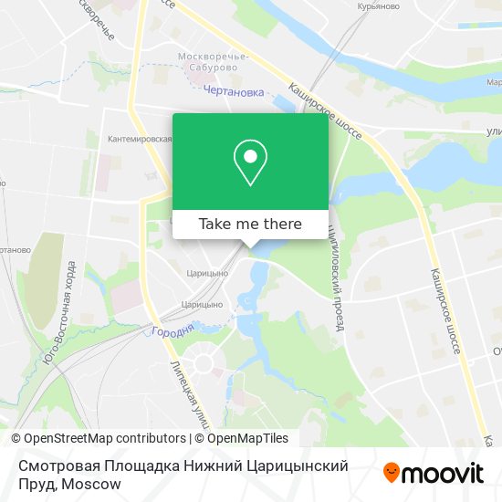 Смотровая Площадка Нижний Царицынский Пруд map