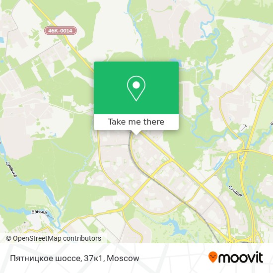 Пятницкое шоссе, 37к1 map