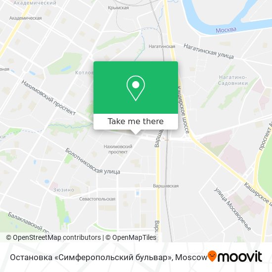 Остановка «Симферопольский бульвар» map