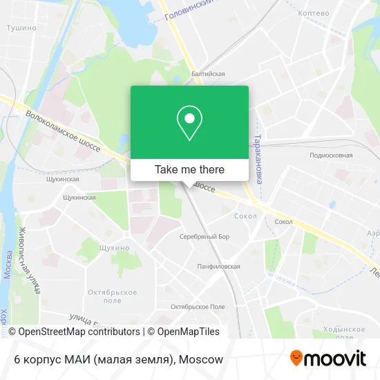 6  корпус МАИ (малая земля) map