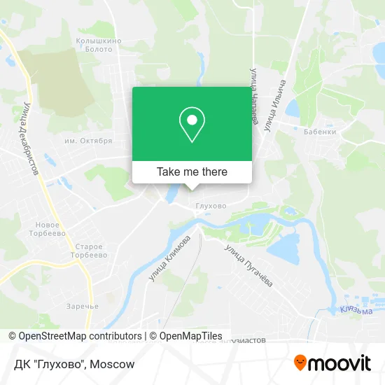 ДК "Глухово" map