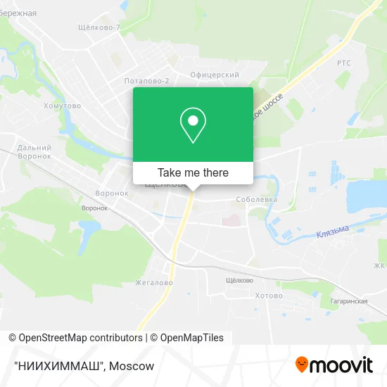 "НИИХИММАШ" map