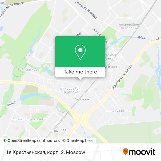 1я Крестьянская, корп. 2 map