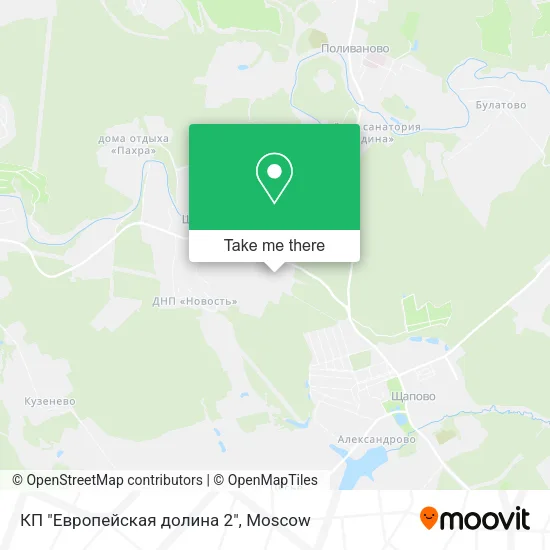КП "Европейская долина 2" map