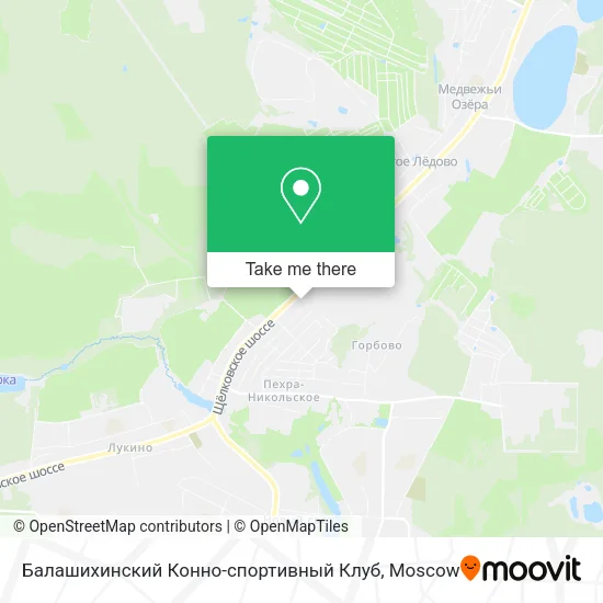 Балашихинский Конно-спортивный Клуб map