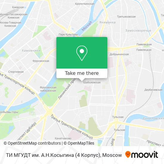 ТИ МГУДТ им. А.Н.Косыгина (4 Корпус) map