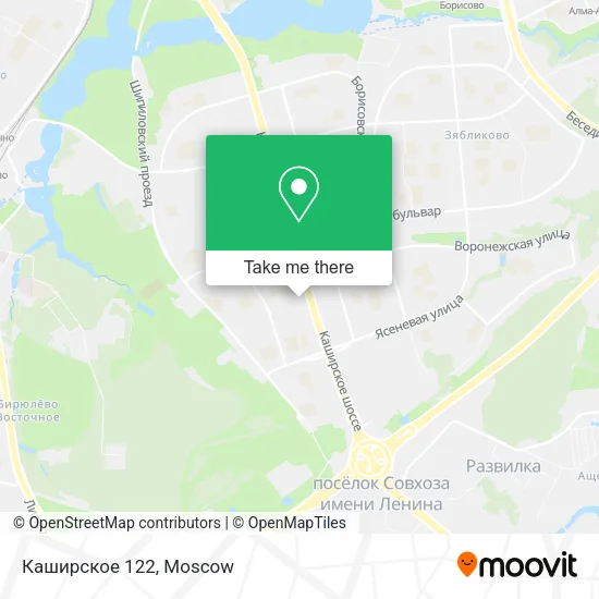 Каширское 122 map