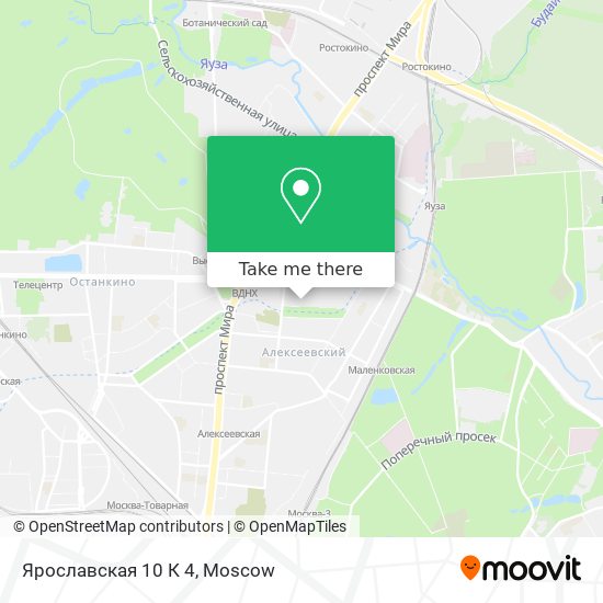 Ярославская 10 К 4 map