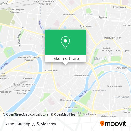 Калошин пер. д. 5 map