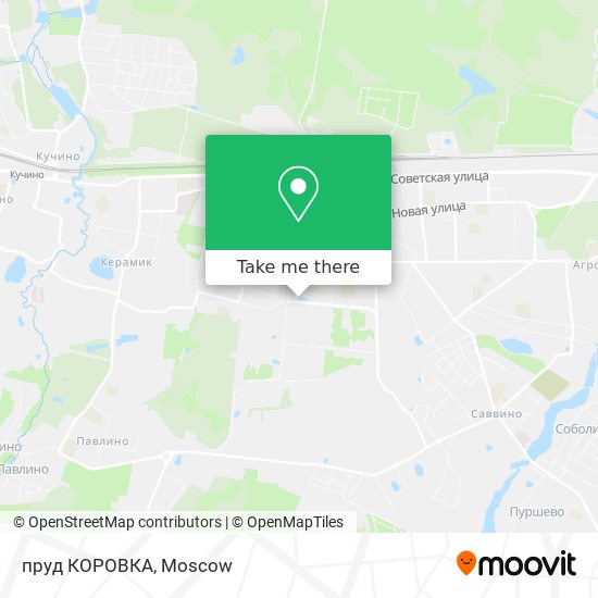 пруд КОРОВКА map