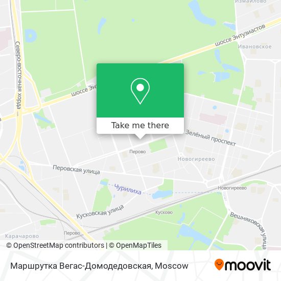 Маршрутка Вегас-Домодедовская map