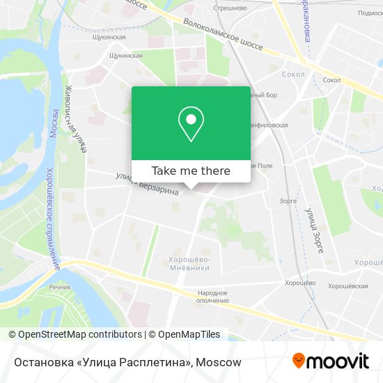 Остановка «Улица Расплетина» map