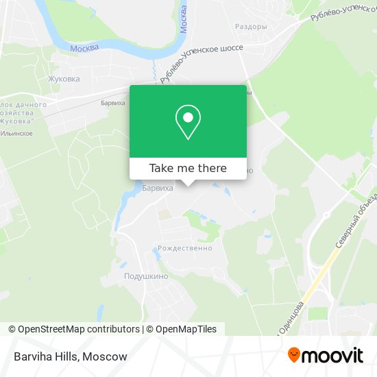 Barviha Hills map
